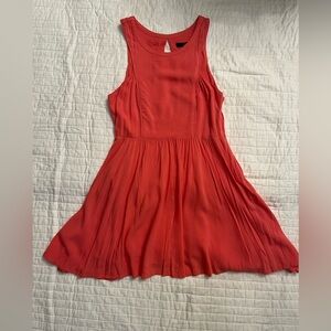Ladakh sleeveless coral dress